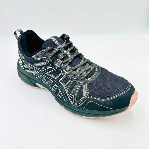 ASICS running shoes Gel Venture 7 Gray Pink Trail Running Shoes Women’s Size 10 - Picture 1 of 10